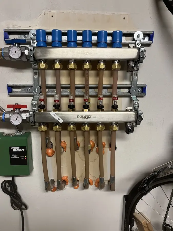 Plumber performing Gas Leak Detection at a residential property in Mill Creek East